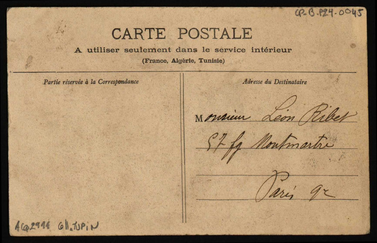 Besançon. - Pointe de la Citadelle - Route de Beure [image fixe] , Besançon ; Paris : J. Liard : L. F. et V., 1904