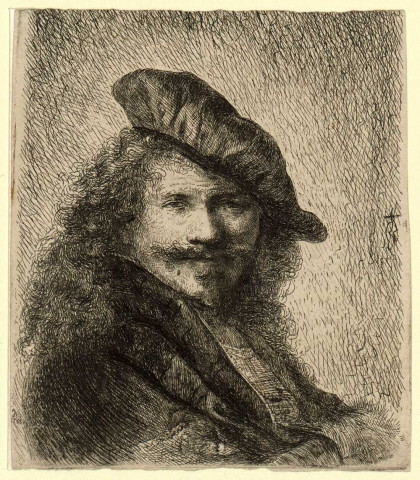 Portrait gravé de Rembrandt, par lui-même [Image fixe] / Denon 1783 , 1783