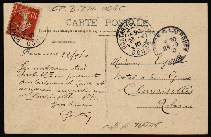 Besançon - Vue générale prise du Clocher de St-Pierre (côté sud) [image fixe] , 1904/1910