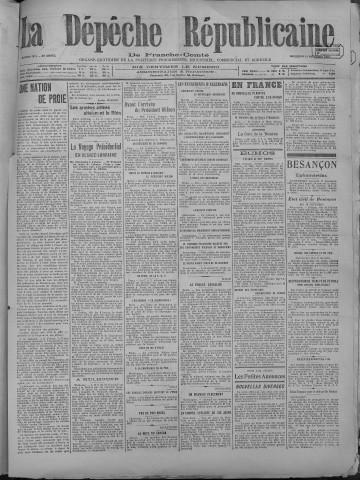11/12/1918 - La Dépêche républicaine de Franche-Comté [Texte imprimé]