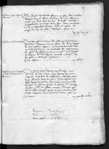 Comptes de la Ville de Besançon, recettes et dépenses, Compte de Pierre de Chaffoy (1er janvier - 31 décembre 1499)