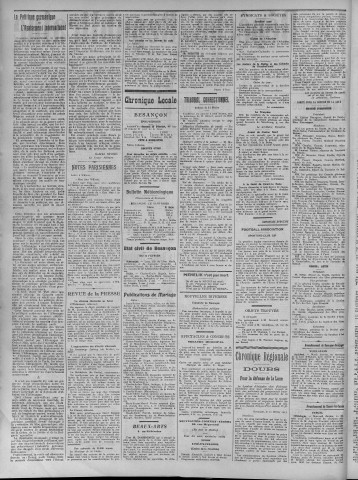 15/02/1913 - La Dépêche républicaine de Franche-Comté [Texte imprimé]