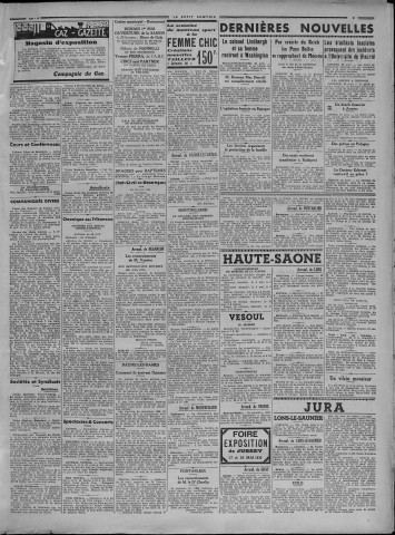 30/04/1936 - Le petit comtois [Texte imprimé] : journal républicain démocratique quotidien