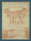Fontaine du milieu du jardin de la villa Albani / Pierre-Adrien Pâris , [S.l.] : [P.-A. Pâris], [1700-1800]
