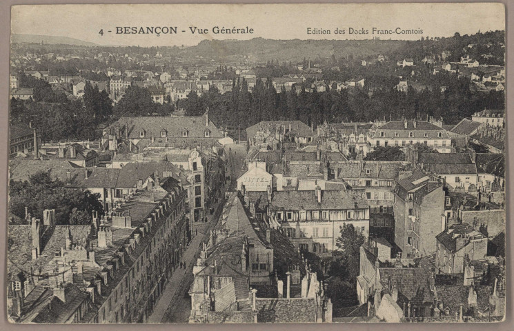 Besançon - Vue générale. [image fixe] , Besançon : Edition des Docks Franc-Comtois., 1904/1930