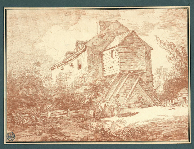 5 - Vue d'une ferme , [France ?], [vers 1765]