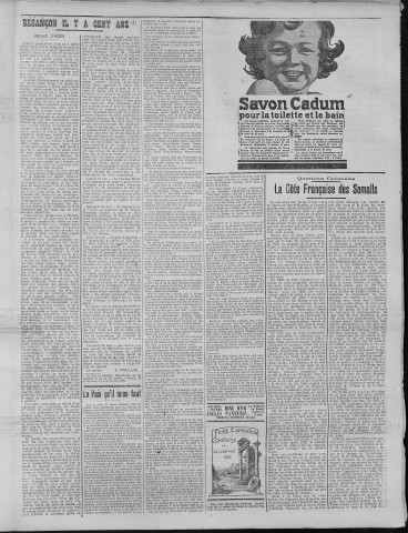 22/04/1923 - La Dépêche républicaine de Franche-Comté [Texte imprimé]