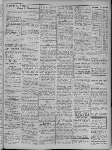 06/01/1910 - La Dépêche républicaine de Franche-Comté [Texte imprimé]