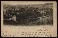 Besançon - Vue Générale de Besançon, prise du Fort Chaudanne [image fixe] , 1897/1902