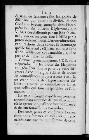 Très humbles, très respectueuses et itératives remontrances présentées au Roi par le Parlement de Besançon [arrêté le 17 Mai 1759]