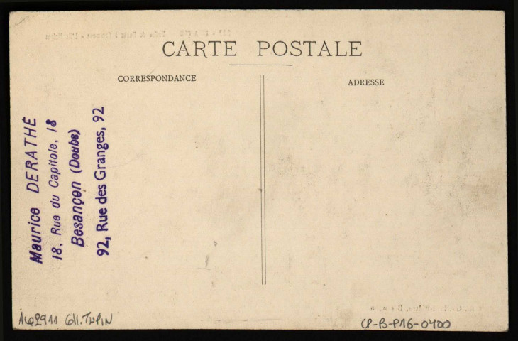 Besançon - Vallée de Casamène et Ile Malpas [image fixe] , Besançon : Edit. Gaillard-Prêtre, Besançon, 1912/1930