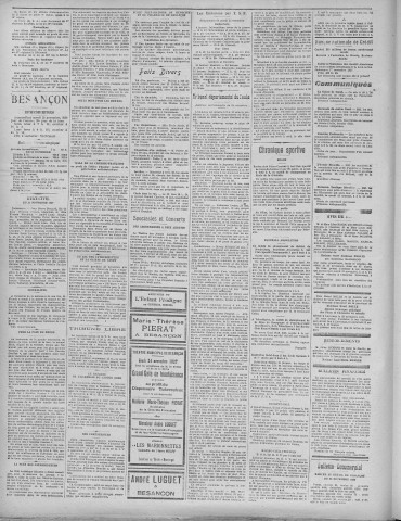 22/11/1927 - La Dépêche républicaine de Franche-Comté [Texte imprimé]