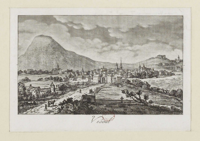 Vesoul [estampe] / [Louis Brion] , [S.l.] : [s.n.], [circa 1792]