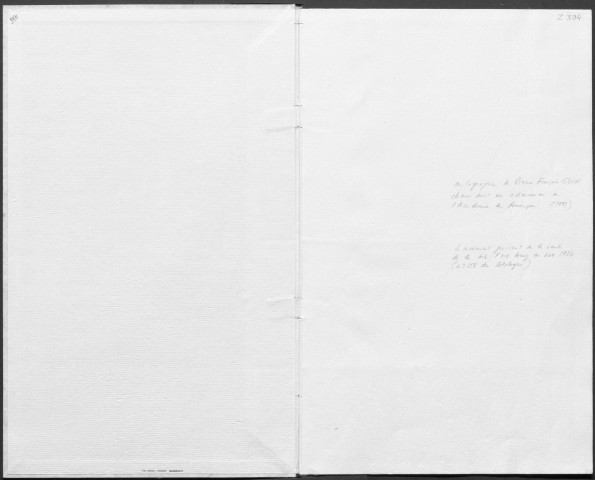 Ms Z 394 - Pierre-François Guin. "Catalogue des ouvrages de [sa] composition..."