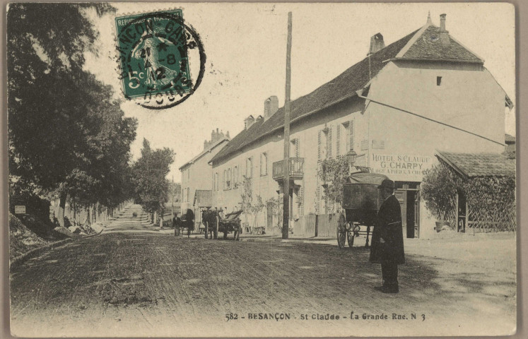 Besançon - St-Claude - La Grande-Rue, N. 3 [image fixe] , 1904/1906