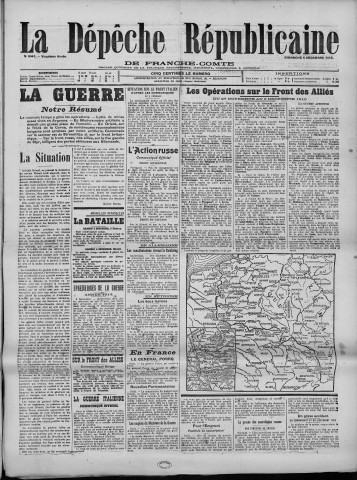05/12/1915 - La Dépêche républicaine de Franche-Comté [Texte imprimé]