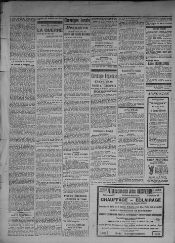 04/01/1915 - La Dépêche républicaine de Franche-Comté [Texte imprimé]