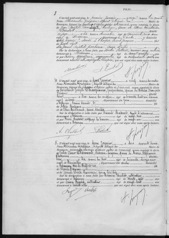 Registre des décès, 1905