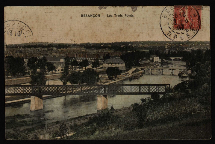 Besançon - Les trois ponts [image fixe] , 1904/1930