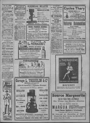 05/08/1914 - La Dépêche républicaine de Franche-Comté [Texte imprimé]
