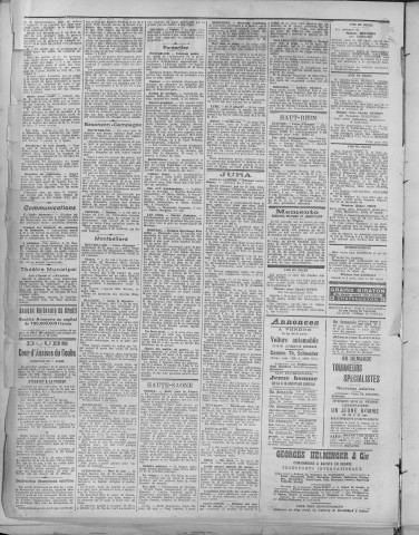 08/04/1919 - La Dépêche républicaine de Franche-Comté [Texte imprimé]