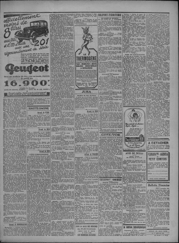 09/11/1931 - Le petit comtois [Texte imprimé] : journal républicain démocratique quotidien