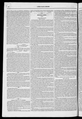 02/09/1851 - L'Union franc-comtoise [Texte imprimé]