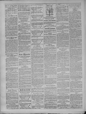 03/04/1922 - La Dépêche républicaine de Franche-Comté [Texte imprimé]