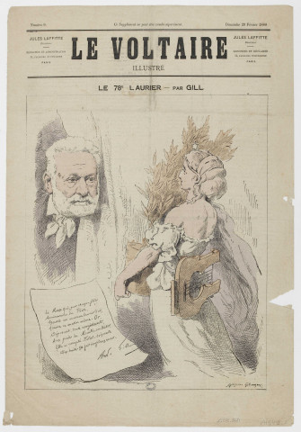 Le 78e laurier [image fixe] / auto-gravure Guillaume ; André Gill , Paris, 1880