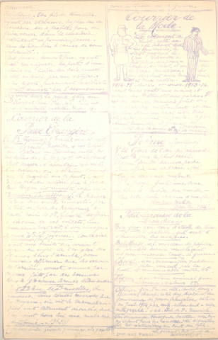 01/01/1915 - Le Petit Voisognard : organe bi-hebdomadaire du 369e terrassiers
