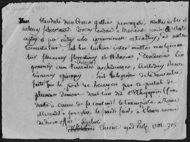 Ms Duvernoy 77 - « Chartes relatives au comté de Bourgogne. Affaires ecclésiastiques »