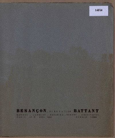 Projet du 15 avril 1962.
