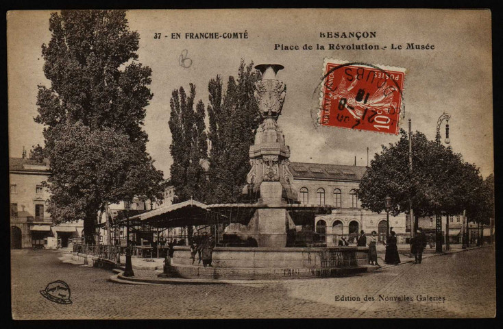 Besançon - Besançon - Place de la Révolution - Le Musée. [image fixe] , Besançon : Edition des Nouvelles Galeries, 1910/1918