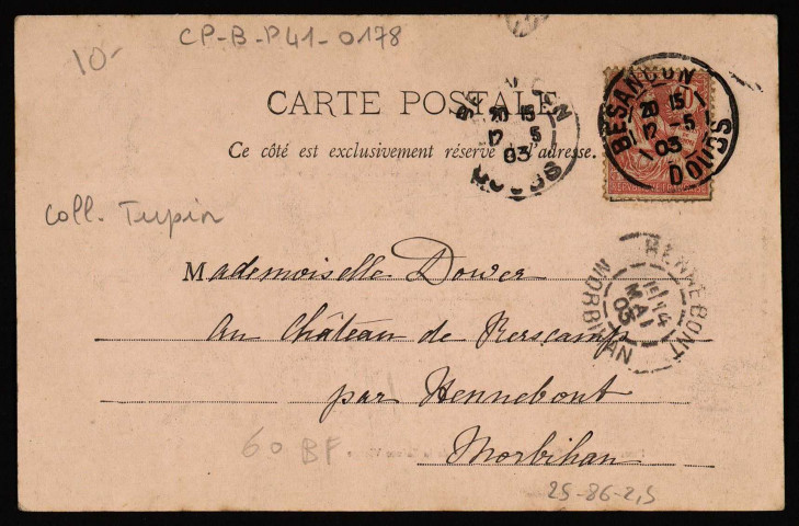 Pensionnat du Sacré-Coeur. - Allée de la Sainte Vierge [image fixe] , Nancy : Phototypie A. Bergeret et Cie, 1897/1903