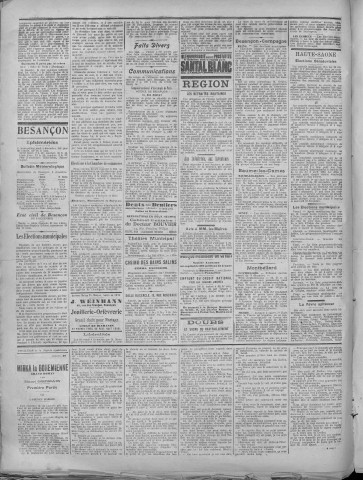 04/12/1919 - La Dépêche républicaine de Franche-Comté [Texte imprimé]