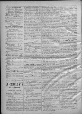 18/08/1887 - La Franche-Comté : journal politique de la région de l'Est