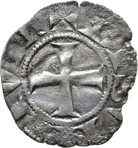 874.1.21 - pièce de monnaie ; denier estevenant