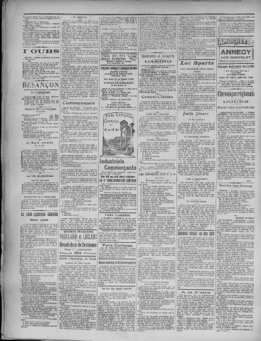 14/05/1925 - La Dépêche républicaine de Franche-Comté [Texte imprimé]