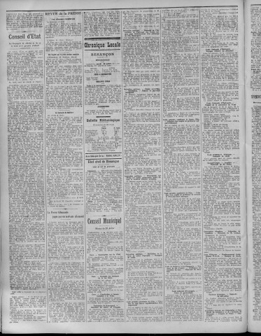 30/07/1912 - La Dépêche républicaine de Franche-Comté [Texte imprimé]