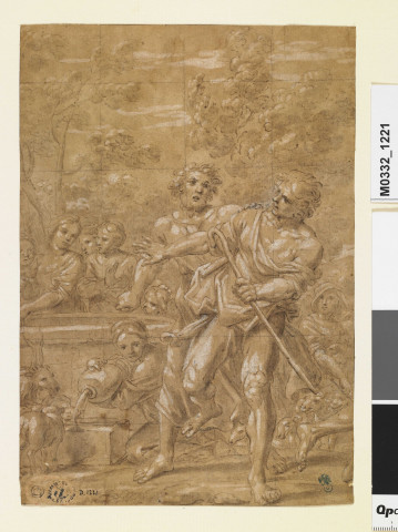 Moïse défendant les filles de Jethro