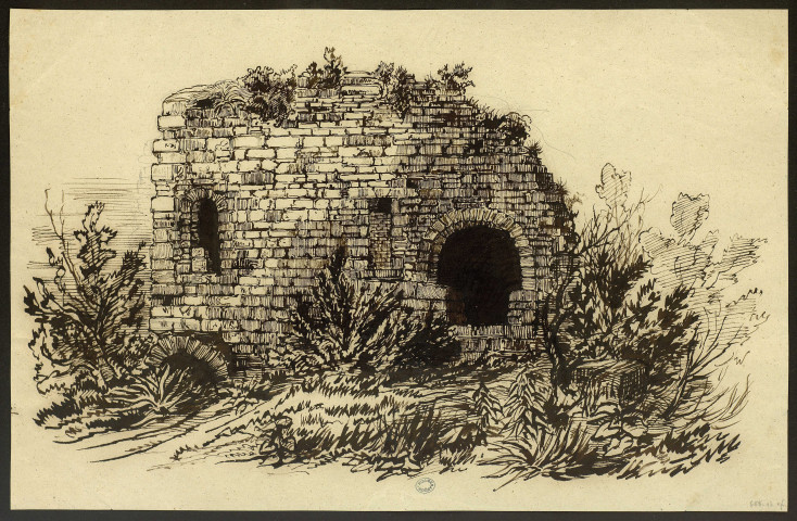 Ruines du château de Frédéric Barberousse à Dole , [S.l.] : [s.n.], [s.d.]