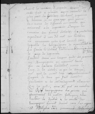 Ms Baverel 60 - Notes de bibliographie franc-comtoise, par le P. Dunand, Vernier d'Usier et l'abbé J.-P. Baverel