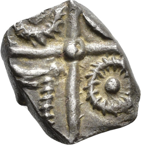 A.X12GOU.3 - pièce de monnaie ; denier