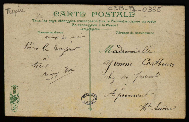 Besançon. Vue prise des tours de la Madeleine [image fixe] , Besançon : L. V. & Cie, 1904/1907
