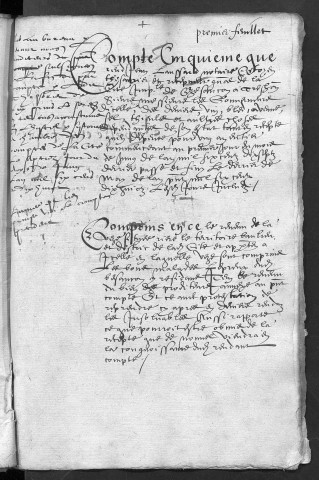 Comptes de la Ville de Besançon, recettes et dépenses, Compte de Jehan Laussard (1er juin 1617 - 31 mai 1618)