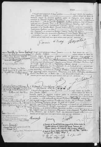 Registre des naissances, 1912