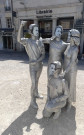 Groupe sculpté ; Jenny d'Héricourt