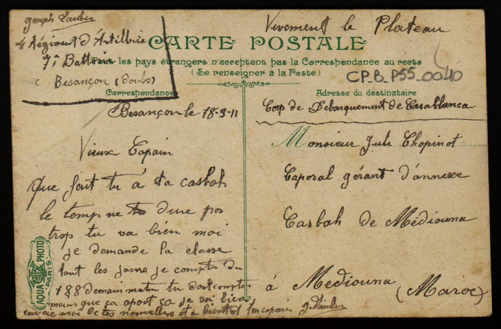 Besançon - Besançon - La Grille de l'Hôpital St-Jacques. [image fixe] , Paris : LV & Cie., 1904/1911