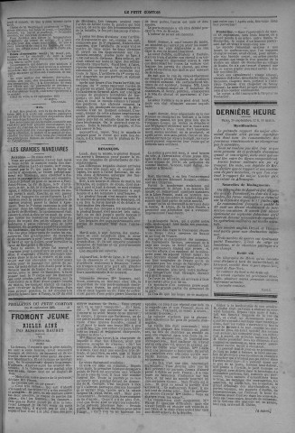 20/09/1883 - Le petit comtois [Texte imprimé] : journal républicain démocratique quotidien