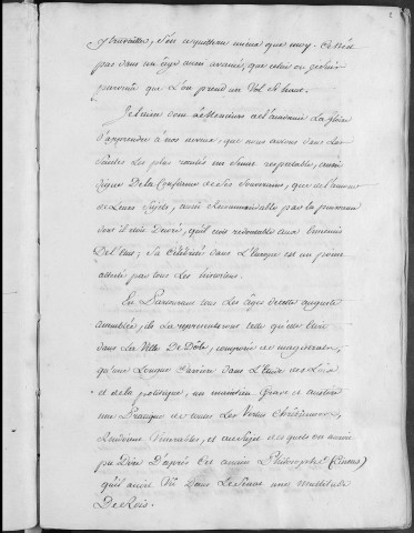 Ms Droz 72-73 - Mémoires pour servir à l'histoire du Parlement, par le président de Courbouzon, secrétaire perpétuel de l'Académie de Besançon